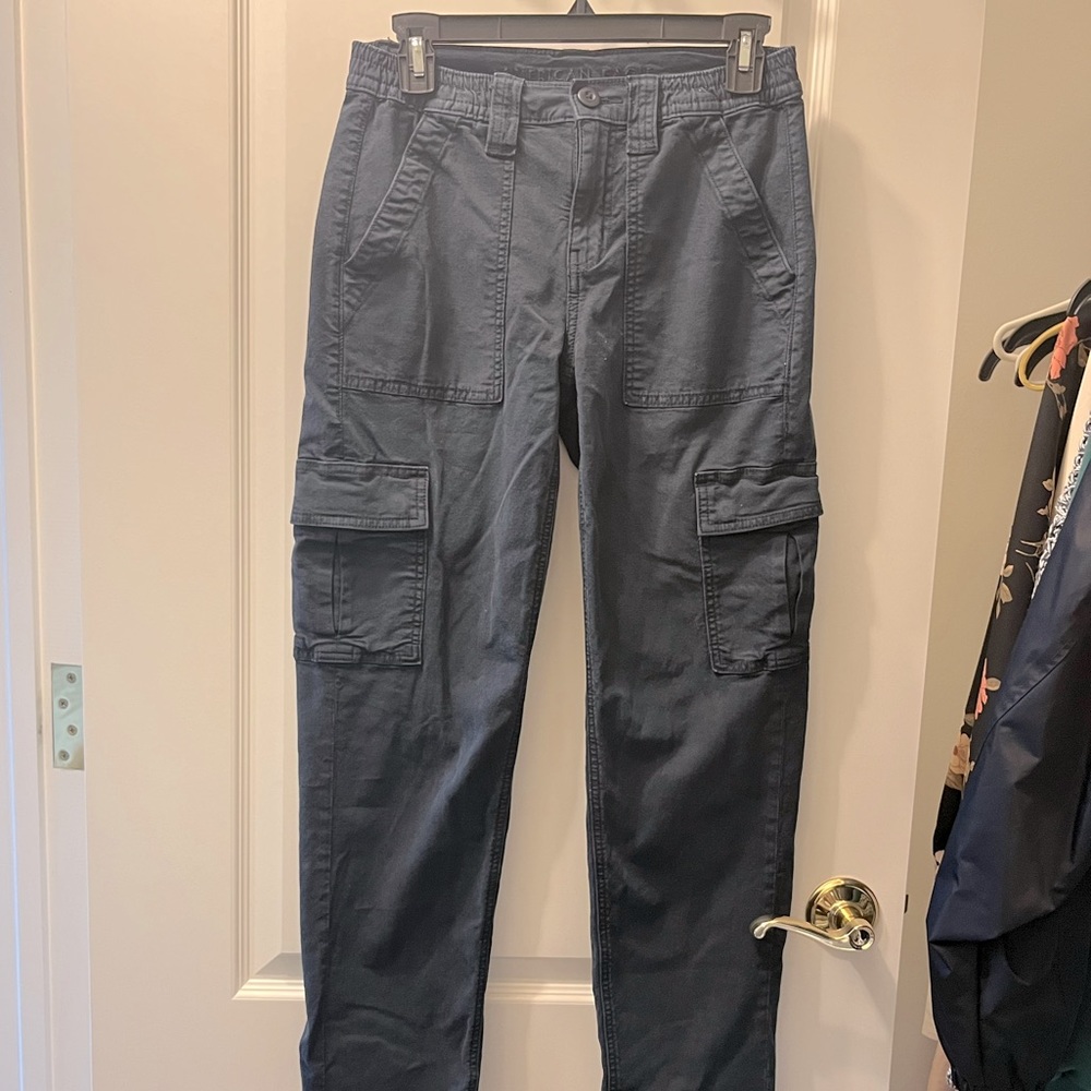 American Eagle Cargo Pants navy